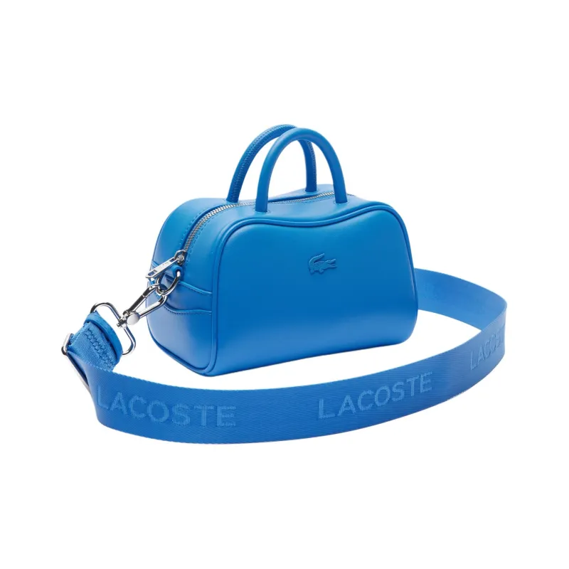 LACOSTE PU Shoulder Bag, Crossbody Bag, Handbag Trumpets Women's Blue-1