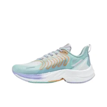 XTEP Speeding 3.0 Cushioning Breathable Lightweight Low Top Running Shoes Women's Green White