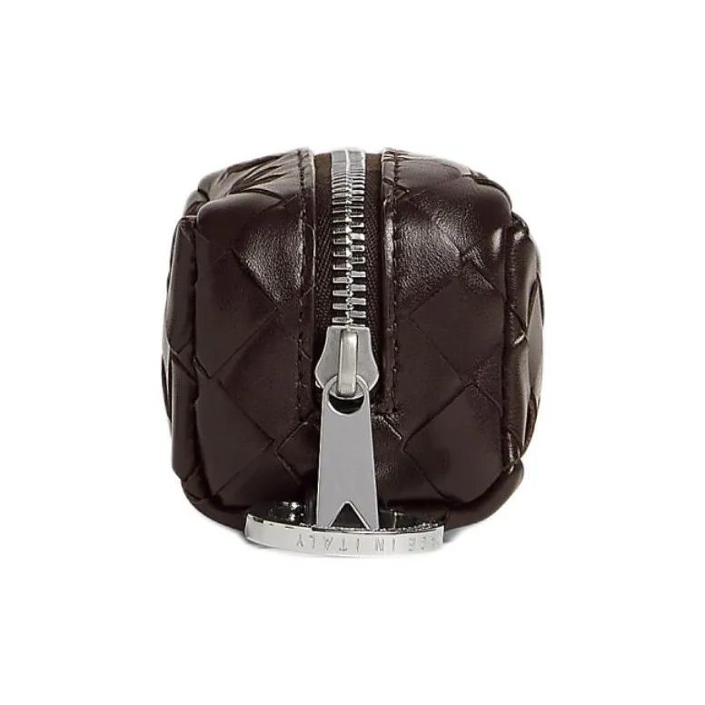 Bottega Veneta Cow Leather Clutch Trumpets Men's Chocolate Brown-1