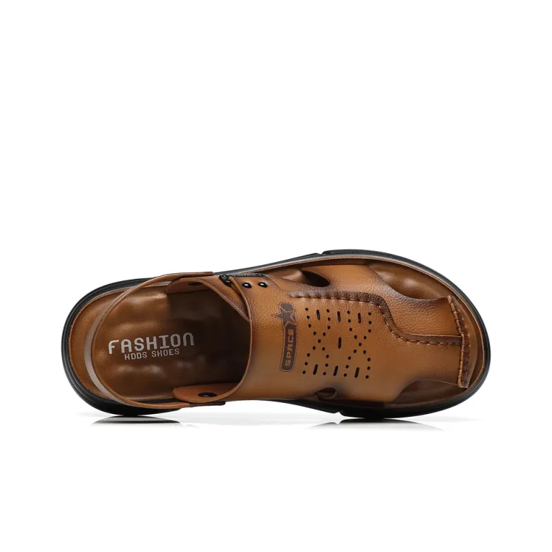 ZUWUDONG Beach Sandals Men's Black-5