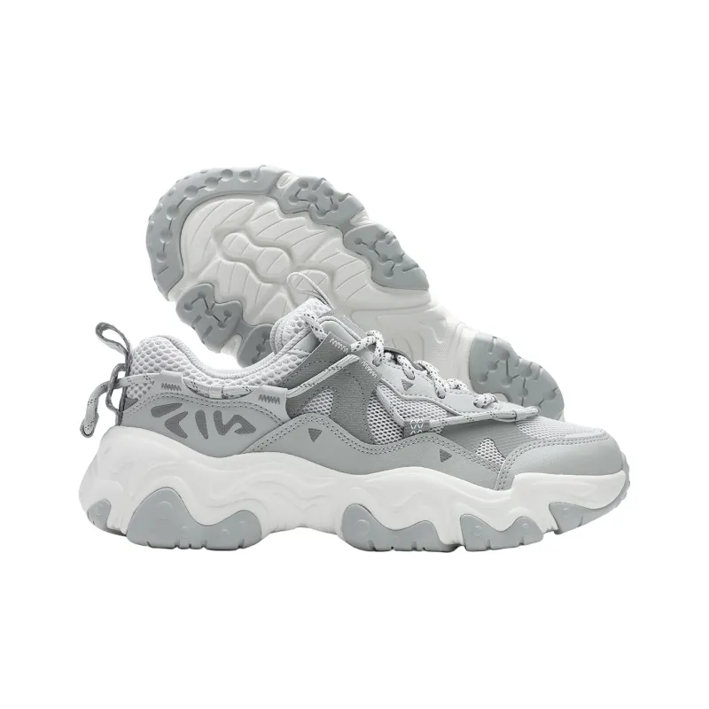 FILA FLUID 5 Cushioning Slip Resistant Low Top Casual City Commute Running Shoes Women's Gray-4