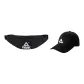 Black Trendy Crossbody Bag+Black Baseball Cap