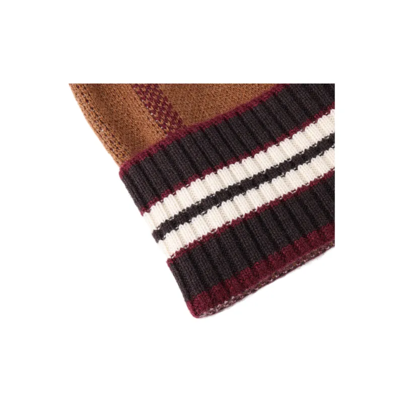 Burberry Checked Turn-Up Brim Beanie-3