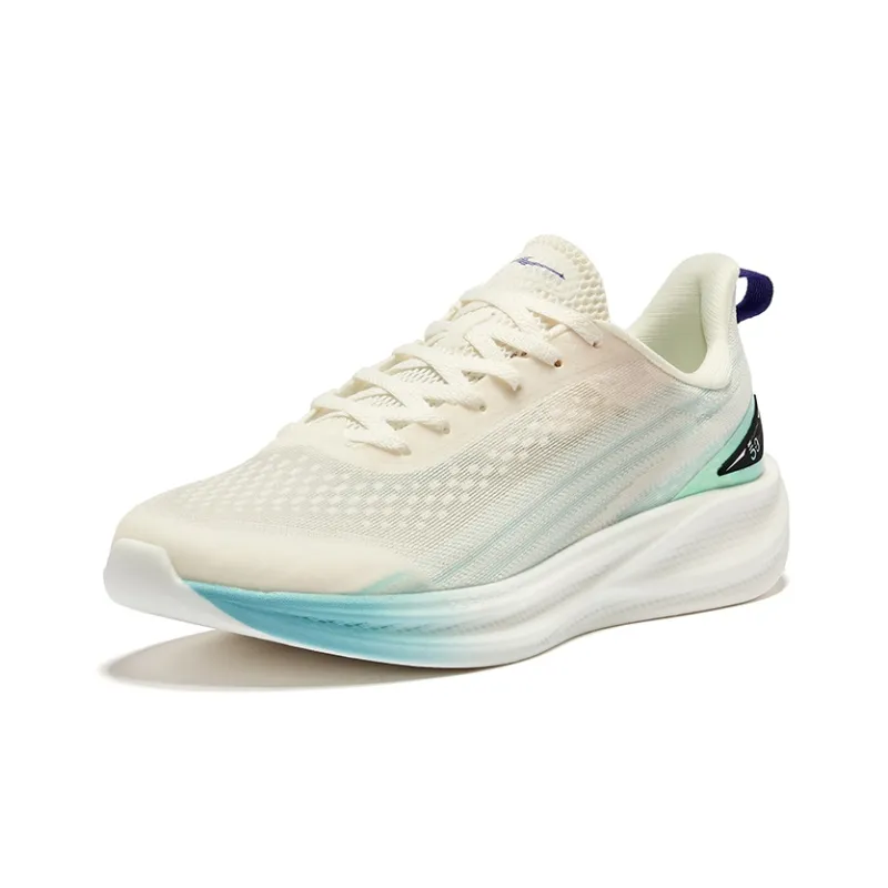 Erke Water Drift 5.0 Cushioning, Wear Resistant Low Top Sprint Running Shoes Men's Microcrystal White Saint Nice Blue-2