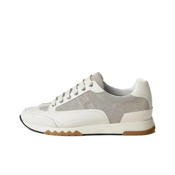 HERMES Trail Low Top Casual Shoes Men's White Gray