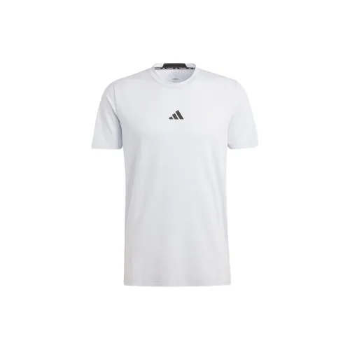 Adidas T-Shirts Men Light Blue