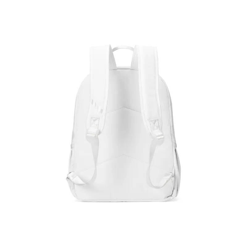 FINITE LOOP Recycled Polyester Backpack Unisex White-2