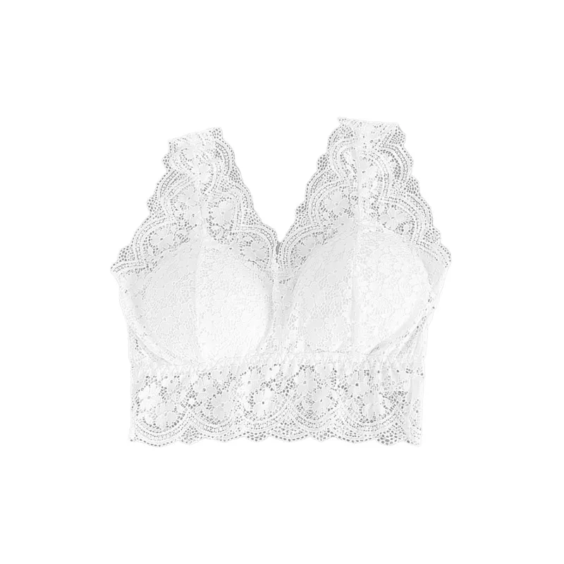 Flowers in water Women's Bras-13