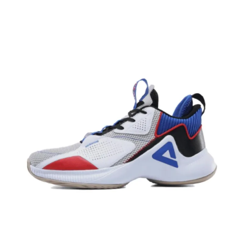 PEAK Cushioning Wear-Resistant Mid-Top Basketball Shoes Men's-8