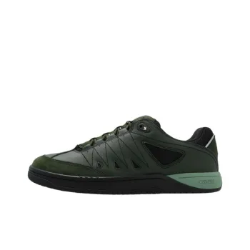 KENZO Mesh panelled Leather Sneakers