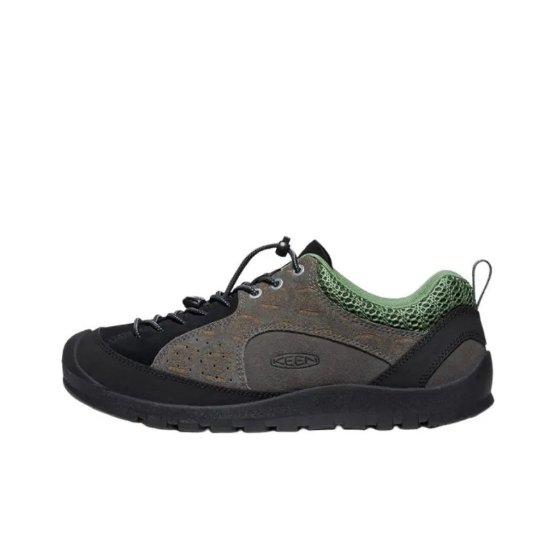 KEEN Cushioning, Wear Resistant Low Top Hiking Shoes Men's Gray Black-0