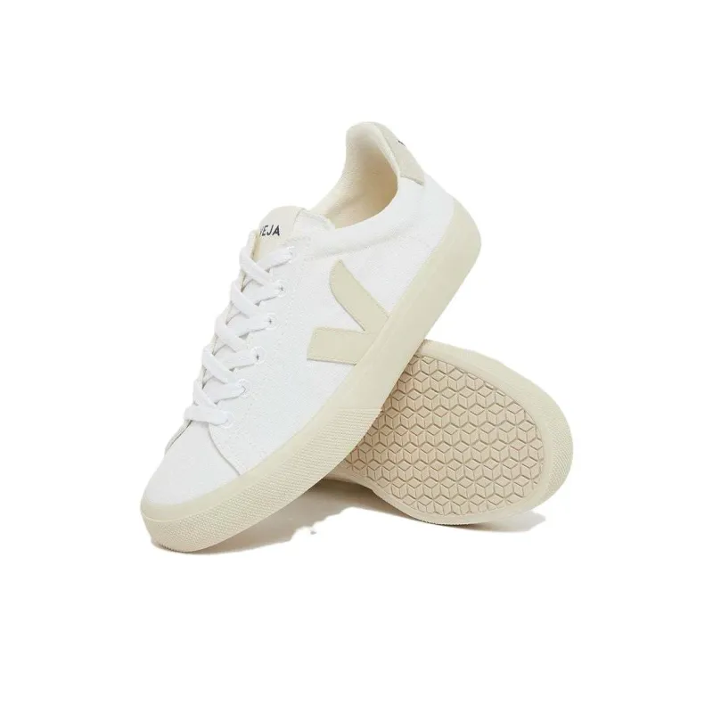 VEJA Campo Canvas Sneakers 'White Beige'-4