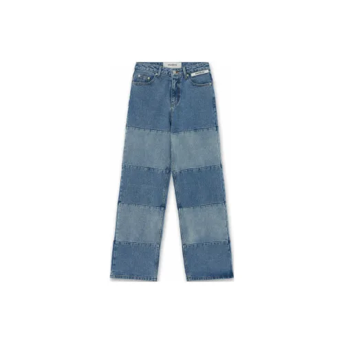 KIMHEKIM Jeans Women's Sky Blue/Heavenly Blue