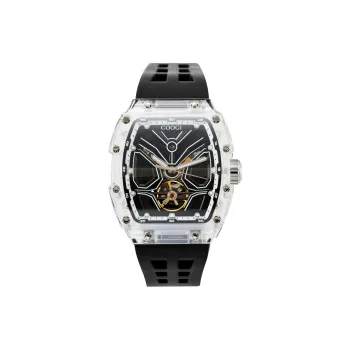COOGI Wrist Watch Mechanical Movement Plastic Strap Black Dial Unisex