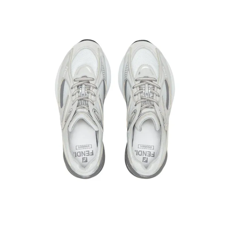 FENDI First 1 Leather-paneling Low-top Sneakers-2