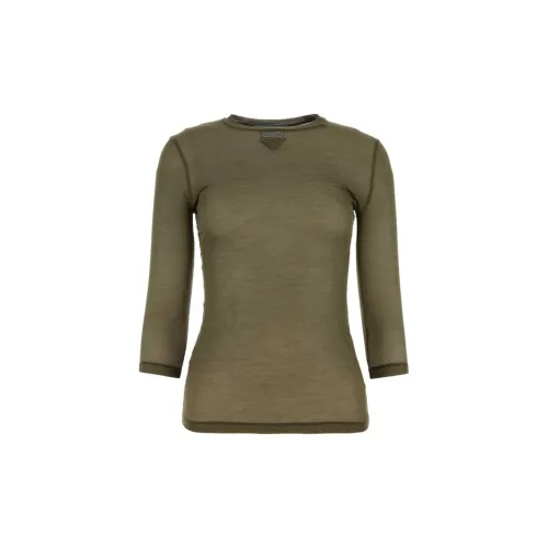 PRADA T-Shirts Women's Green