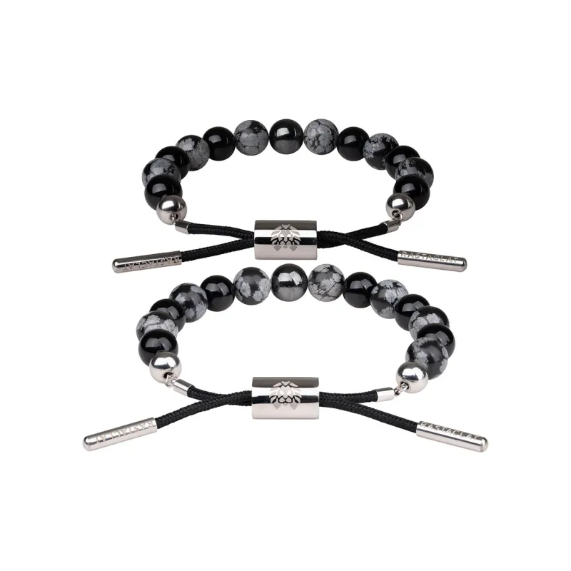 Rastaclat Black Agate Bracelets Unisex-19
