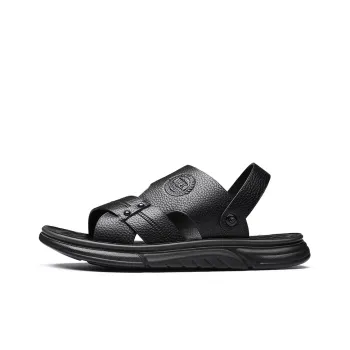 ZUWUDONG Beach Sandals Men Black, Umber