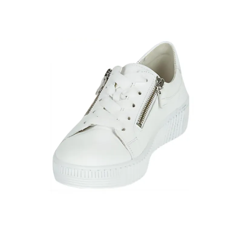 Gabor Low Top Skateboard Shoes Women's White-2