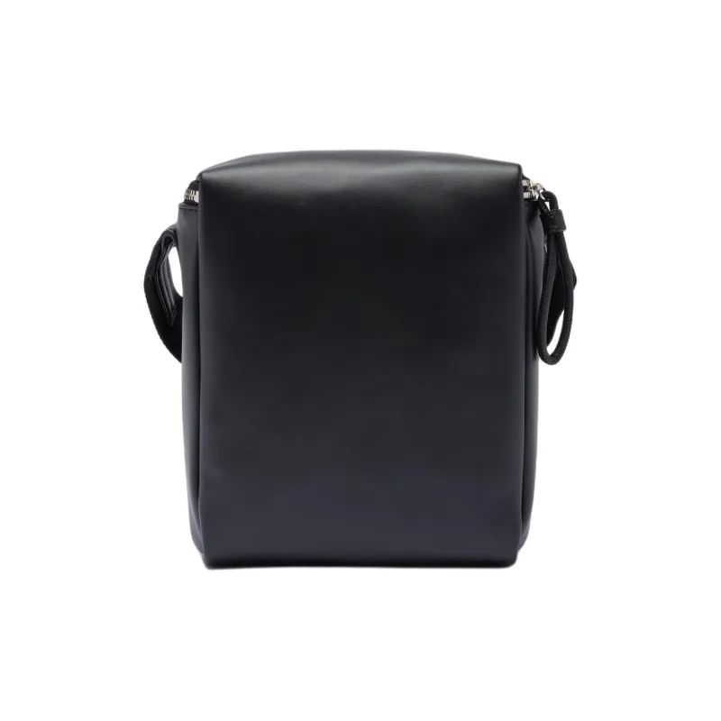 LACOSTE Cow Leather Camera Bag Shoulder Bag Crossbody Bag Unisex Black-2
