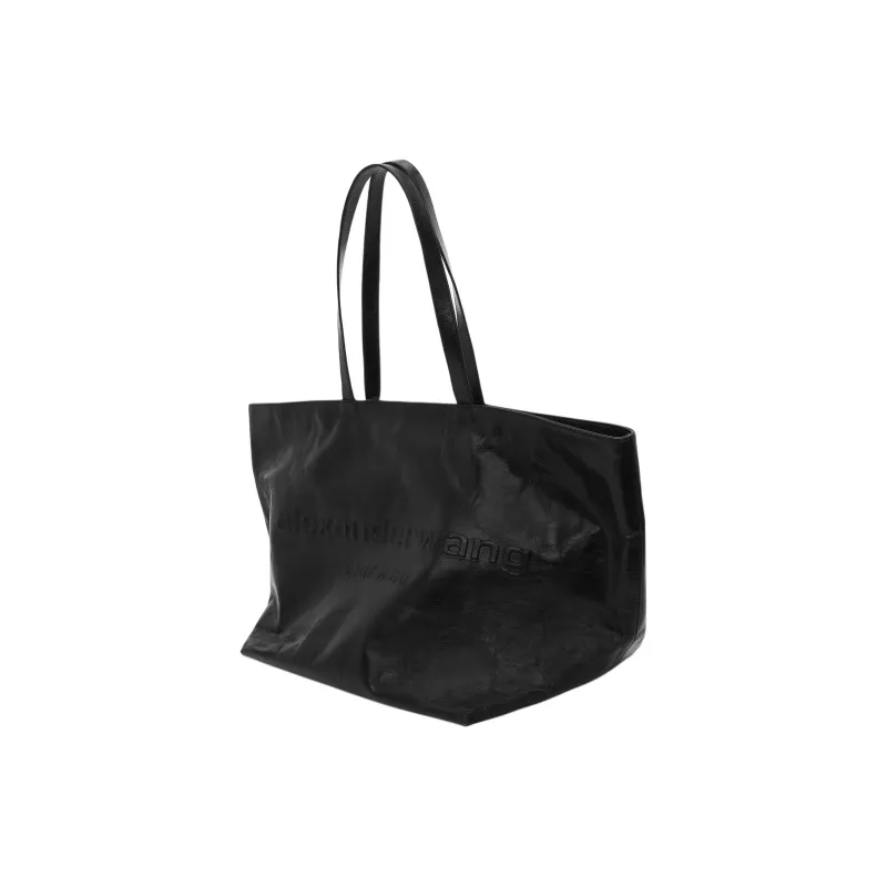 Alexander Wang Punch Logo embossed Leather Tote Bag-1