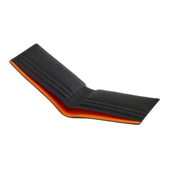 MCM Bifold Wallet Splash Logo Orange-3