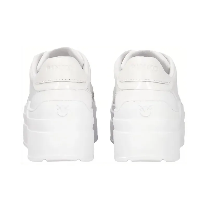 PINKO Greta Love Birds-logo Platform Sneakers-6
