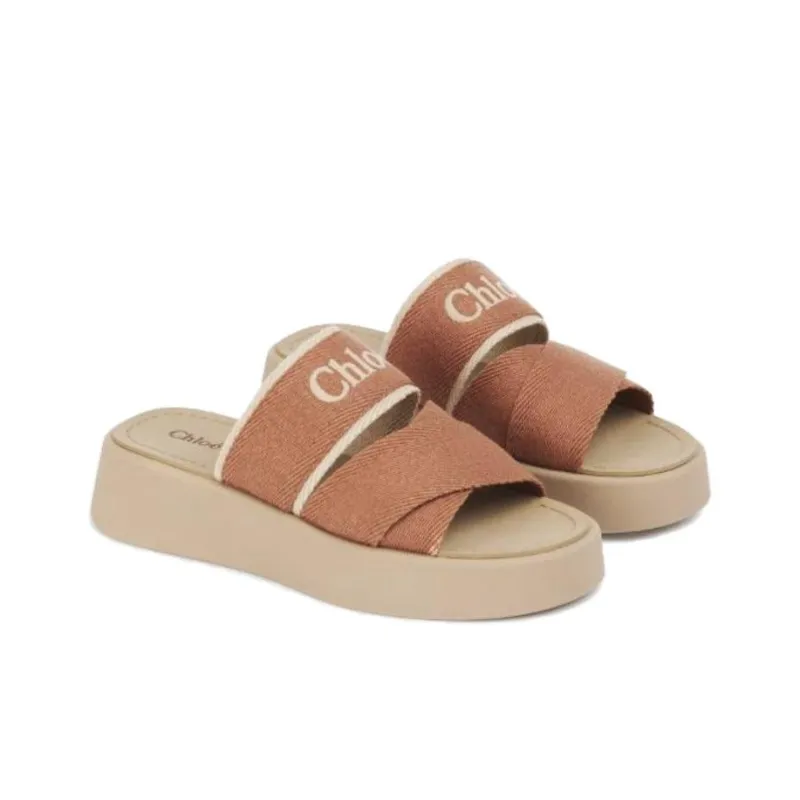 Chloé Mila Slip-On Slides Women's-2