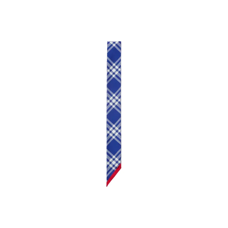 Burberry Silk Scarves Women's Blue-2