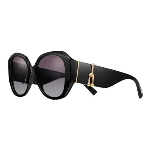 TIFFANY & CO. Acetate Square Sunglasses Women's Black