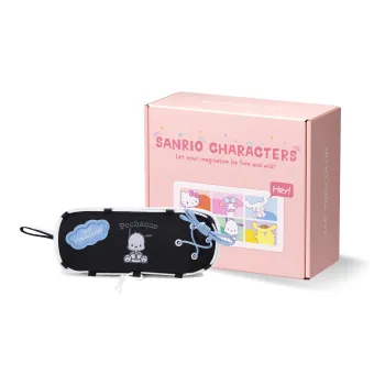 Zgo Sanrio, Collaboration IP Edition Pacha Dogs Polyester Storage Bag Unisex Black