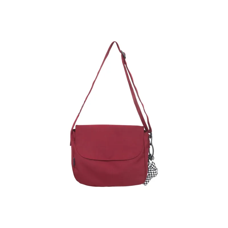 Parker Bear Nylon Shoulder Bag Crossbody Bag Regular Unisex Black/Blue/White/Red-16