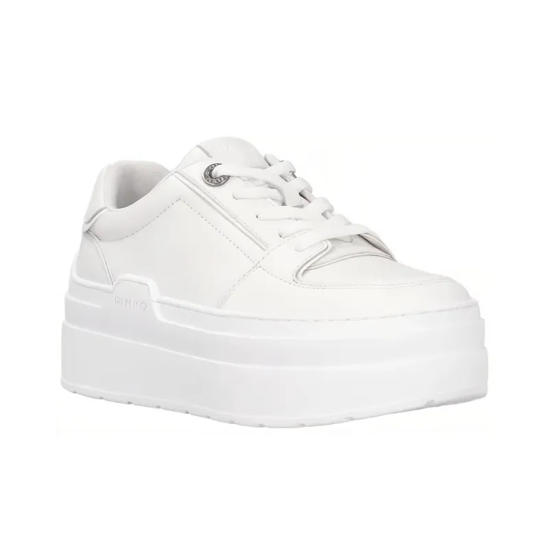 PINKO Greta Love Birds-logo Platform Sneakers-2
