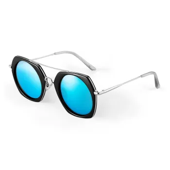 EQUIPMENTELEGANT PC Metal Irregular Shape Sunglasses Unisex