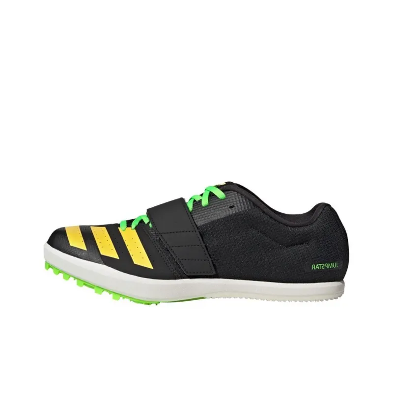 Adidas JUMPSTAR Cushioning Anti-Slip And Wear-Resistant Low-Top Casual Running Shoes Unisex Black Yellow-0