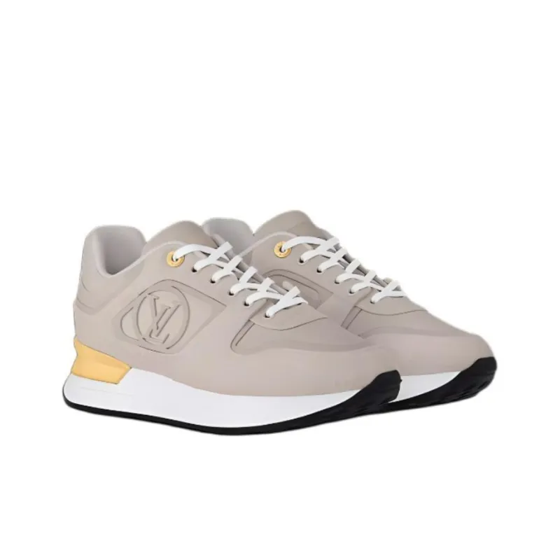 LOUIS VUITTON Run Away Low Top Casual Shoes Women's Gray-2