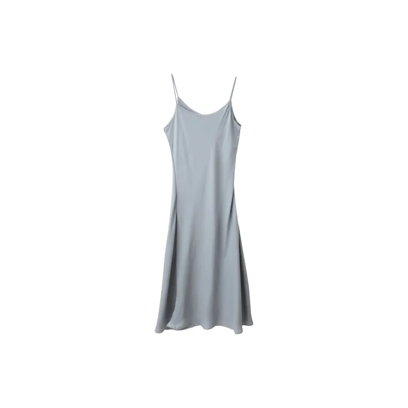 Huagaa Slip Dress Women's Steel Blue-1