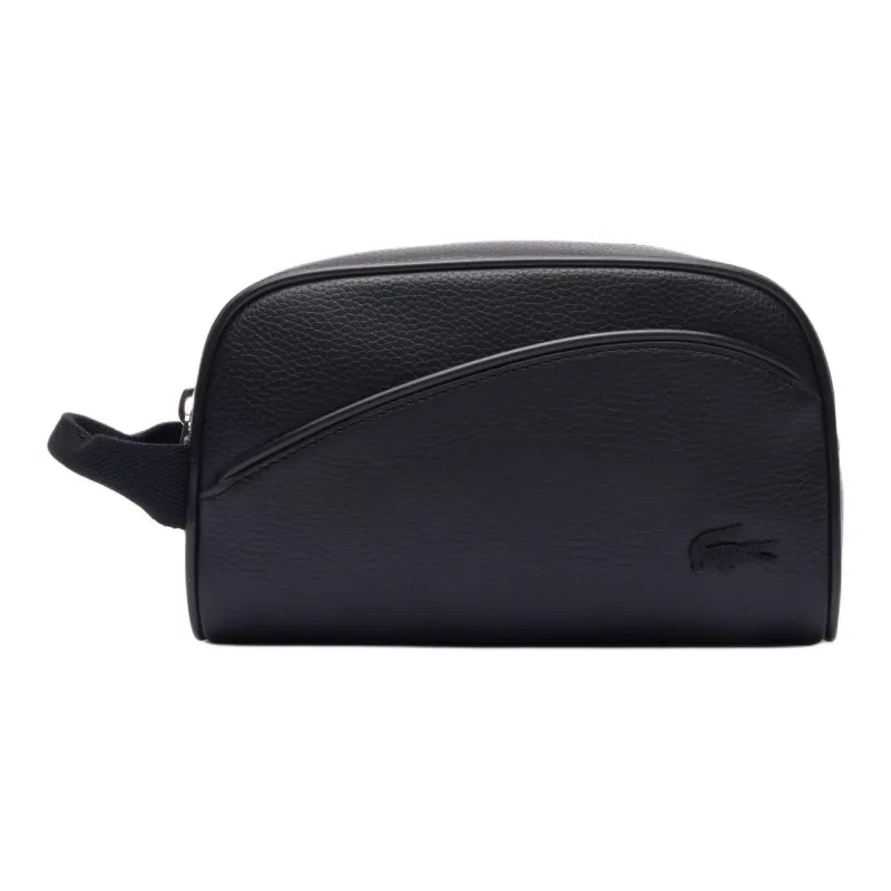 LACOSTE Polyurethane Makeup Bag Men's Black-0
