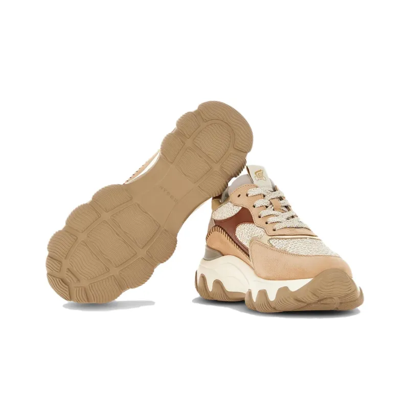 HOGAN Hyperactive Panelled Suede Sneakers-4