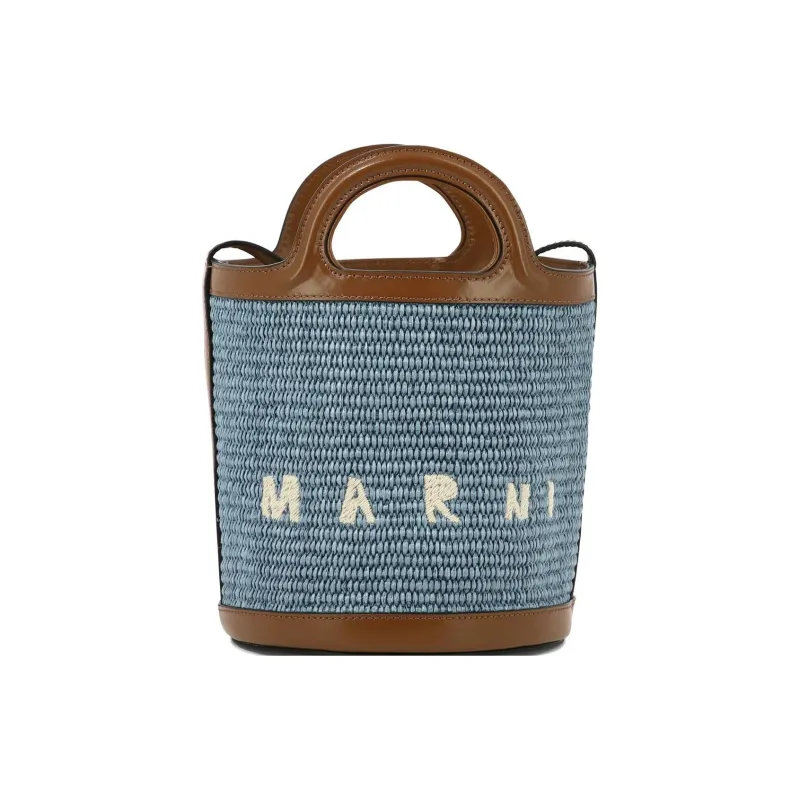 MARNI Logo Embroidered Bucket Bag-0