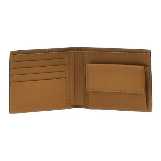 FENDI Leather Wallet Men's Brown-2