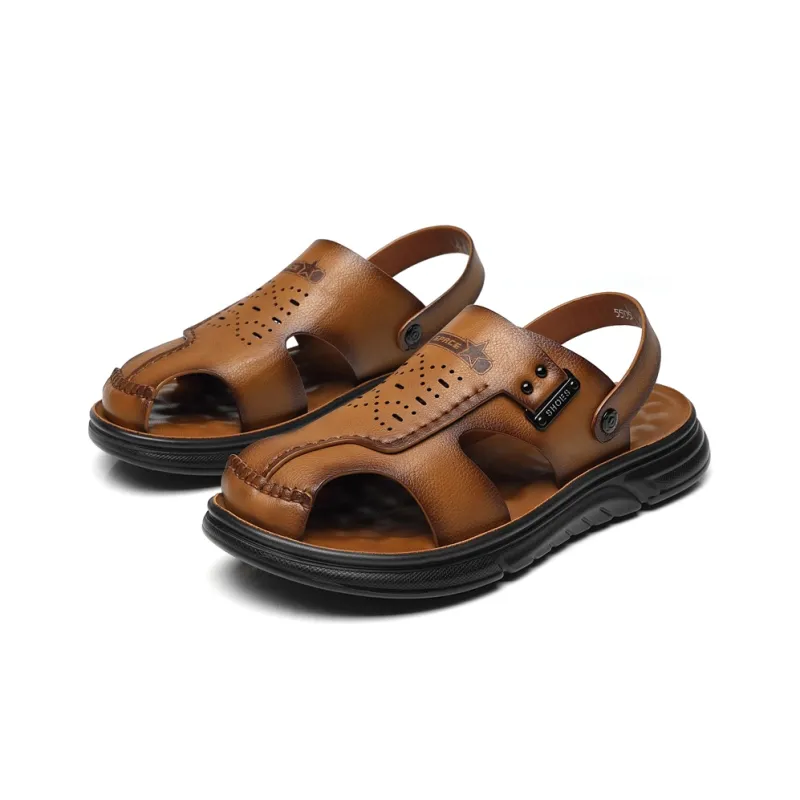 ZUWUDONG Beach Sandals Men's Black-3
