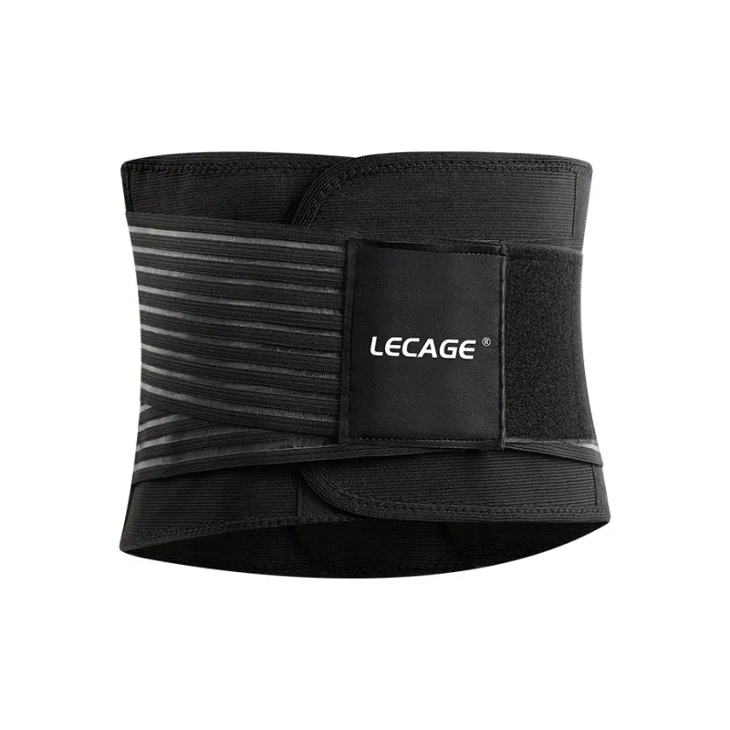 LECAGE Back Support Braces Breathable, Protective, Rehabilitation, Compression, Slip Resistant Polyester Unisex-1