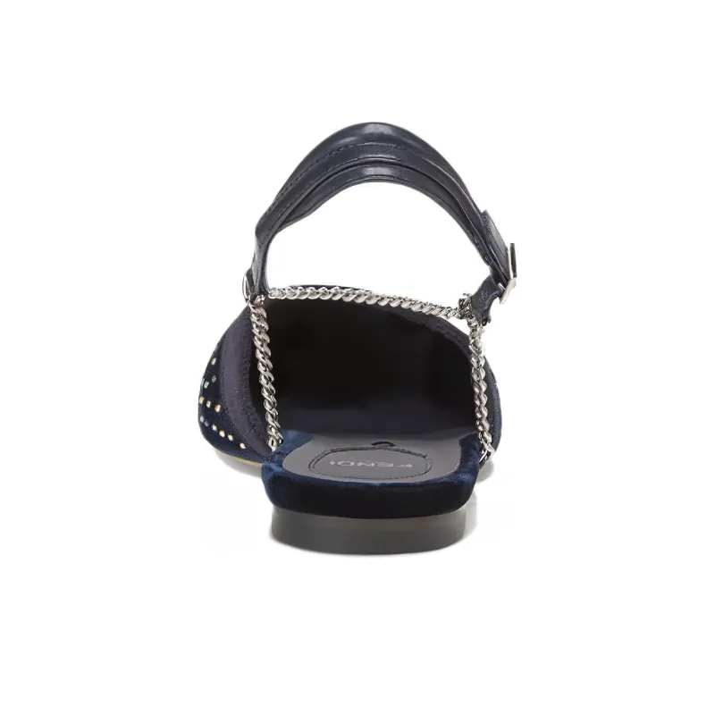 FENDI Colibri Lite Velvet Ballet Flats Women's-3