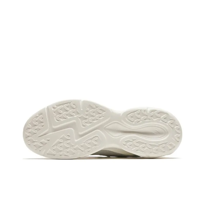 Anta Shock Absorbers With Slip Resistant Features Low Top Casual Shoes Women's White Green-4