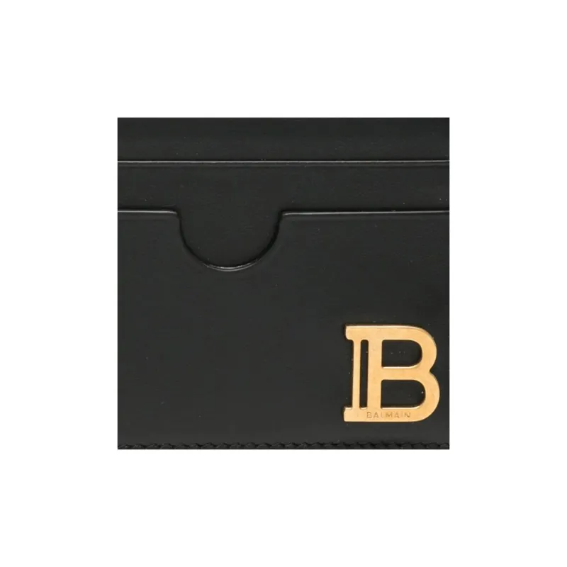 BALMAIN Logo Plaque Cardholder-3