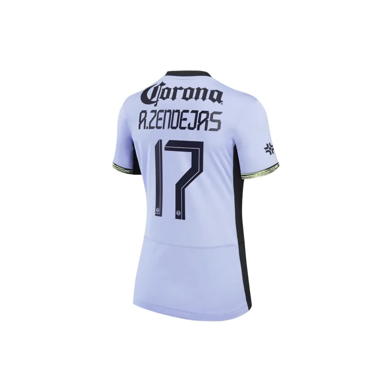 Nike Alejandro Zendejas Club America 2023/24 Stadium Third T-Shirt Women's Purple-1