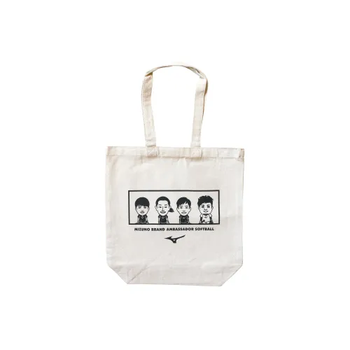 Mizuno Cotton Handbag Unisex White