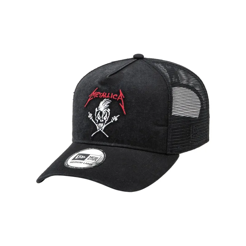 New Era X Metallica Scary Guy K Frame Mesh Ball Hat-0
