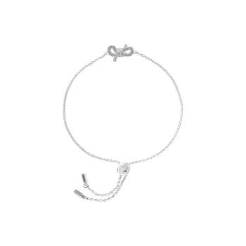 Swarovski Rhodium Plated Bracelets Women's Silver